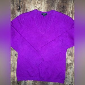 100% cashmere sweater luxury size small